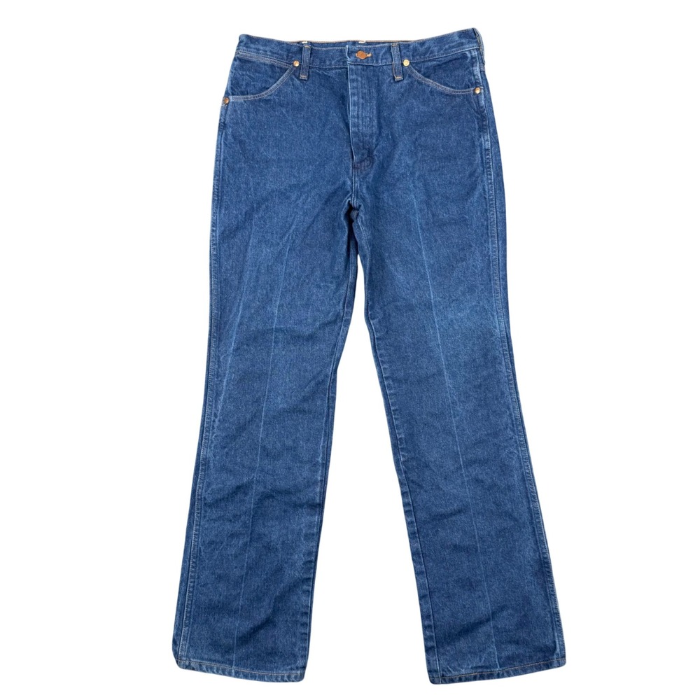 Vintage Wrangler 936DEN‎ Cowboy Cut Jeans Mens 36x32 Slim Fit USA Made 90s Denim
